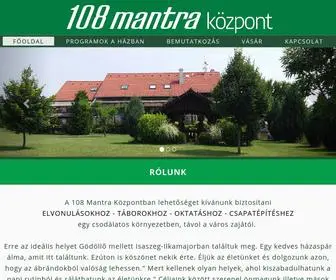 108Mantrakozpont.hu(FőoldalMantra) Screenshot