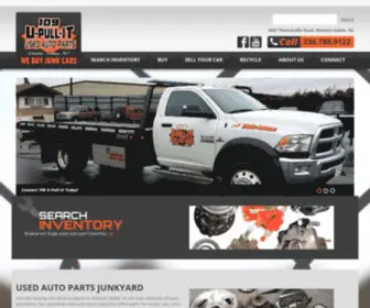 109Upullit.com(Self-Serve Used Auto Parts Junkyard In Winston-Salem NC) Screenshot