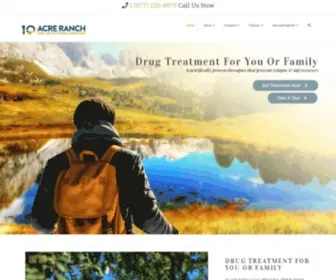 10Acreranch.org(Getting real drug rehab) Screenshot