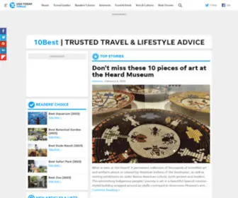 10Best.com(USA TODAY 10Best) Screenshot