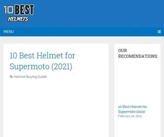 10Besthelmets.com(10 Best Helmets) Screenshot