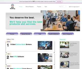 10Bestranking.com(Discover Best Ranking Products and Services) Screenshot