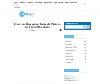 10Blogs.com(Wordpress y Marketing online) Screenshot