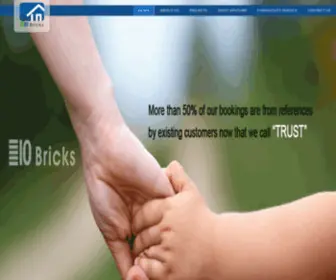 10Bricks.com(10 Bricks Construction Company) Screenshot