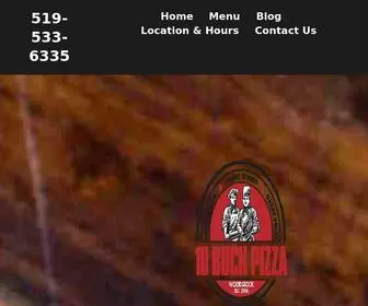 10Buckpizza.ca(10 Buck Pizza Woodstock) Screenshot