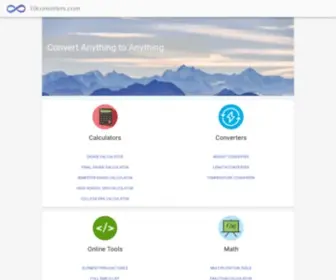 10Converters.com(Handy Converters for Students) Screenshot