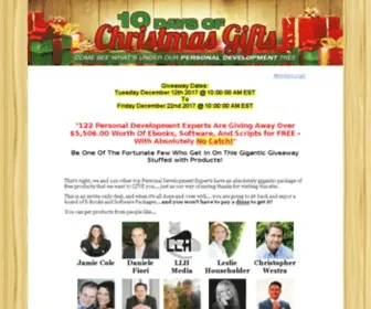 10Daysofchristmasgifts.com(100s of FREE Gifts) Screenshot