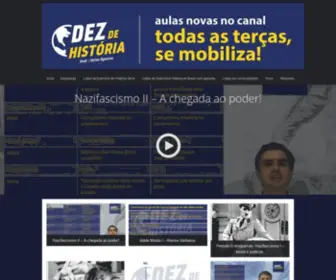 10Dehistoria.com(Dez de História) Screenshot