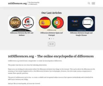 10Differences.org(Started from a simple idea) Screenshot