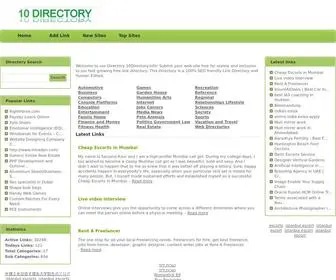 10Directory.info(10 Web Link Directory) Screenshot