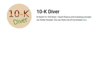 10Kdiver.com(K Diver) Screenshot