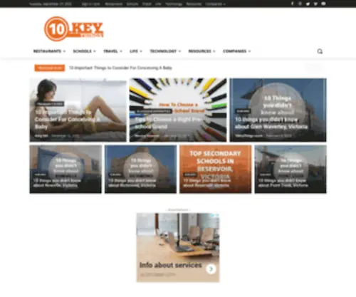 10Keythings.com(10 Key Things) Screenshot
