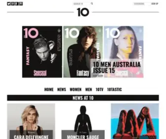 10Magazine.com.au(10 Magazine Australia) Screenshot