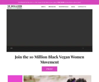 10Millionblackveganwomen.org(10 Million) Screenshot