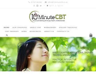 10Minutecbt.co.uk(10 Minute CBT) Screenshot