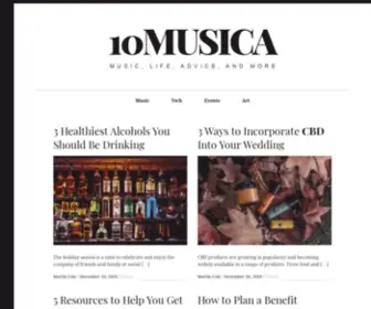 10Musica.com(Home) Screenshot