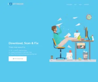 10Optimizer.com(Make your Slow PC Faster with Windows 10 Free Optimizer) Screenshot