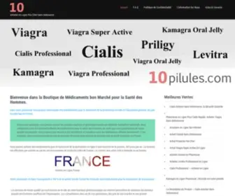 10Pilules.com(Pharmacie en France Pas Cher) Screenshot