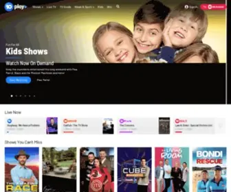 10Play.com.au(Watch full episodes of TV shows for free on 10 play) Screenshot