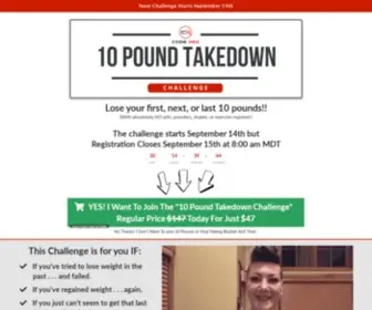 10Poundtakedownchallenge.com(Code Red 10 Pound Takedown) Screenshot