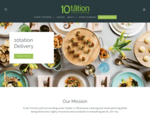 10Tation.com(Event Catering & Planning Toronto) Screenshot