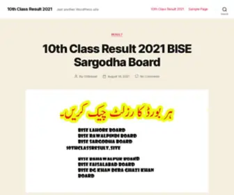 10THclassresult.site(10 THclassresult site) Screenshot