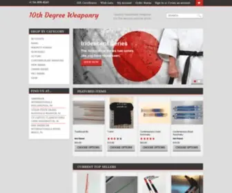 10Thdegreestore.com(10TH Degree Weaponry Store) Screenshot