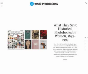 10X10Photobooks.org(10X10 Photobooks) Screenshot