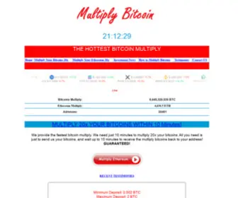 10XBTC.net(Multiply Bitcoin) Screenshot