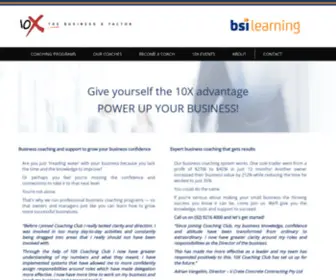 10X.com.au(Business Coaching) Screenshot