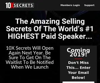 10Xsecrets.com(10X Secrets) Screenshot