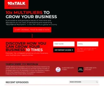 10Xtalk.com(10x Multipliers To Grow Your Business) Screenshot
