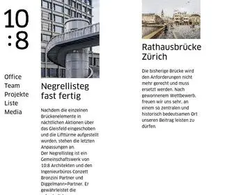 10ZU8.ch(8 Architekten) Screenshot