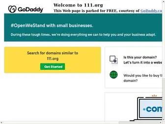 111.org(De beste bron van informatie over 111) Screenshot