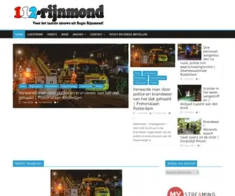 112-RijNmond.nl(Voor het laatste nieuws uit Regio Rijnmond) Screenshot