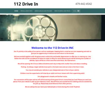 112Driveintheatre.com(112 Drive In) Screenshot