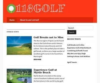 118Golf.co.uk(118 Golf) Screenshot