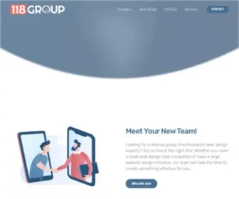 118Group.com(WordPress Website Design) Screenshot