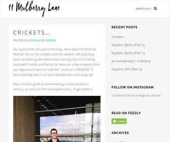 11Mulberrylane.com(11 Mulberry Lane) Screenshot