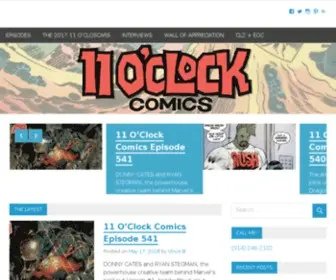 11Oclockcomics.com(VinceB, David Price, and Jason Wood talk and write about comics and stuff) Screenshot