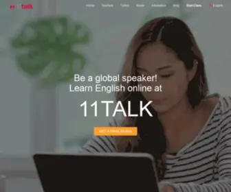 11Talk.net(11talk Online English) Screenshot