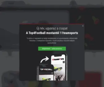 11Teamsports.hu(11 Teamsports) Screenshot