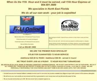 11Thhourexpress.com(11th Hour Express) Screenshot