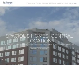 1200Elmstreetapts.com(The Residences at Manchester Place) Screenshot