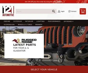 121Auto.com(121 Auto Performance Parts & Accessories for Cars) Screenshot