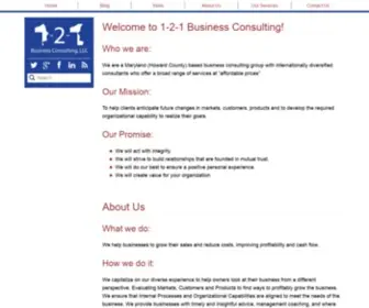 121Businessconsulting.com(1 Business Consulting) Screenshot