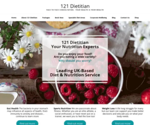 121Dietitian.com(121 Dietitian) Screenshot
