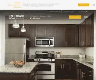 121Towne.com(121 Towne Apartments) Screenshot