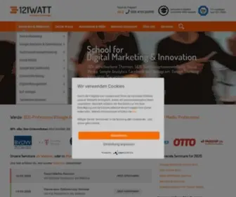121Watt.de(School for Digital Marketing & Innovation) Screenshot
