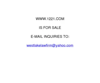 1221.com(1221) Screenshot